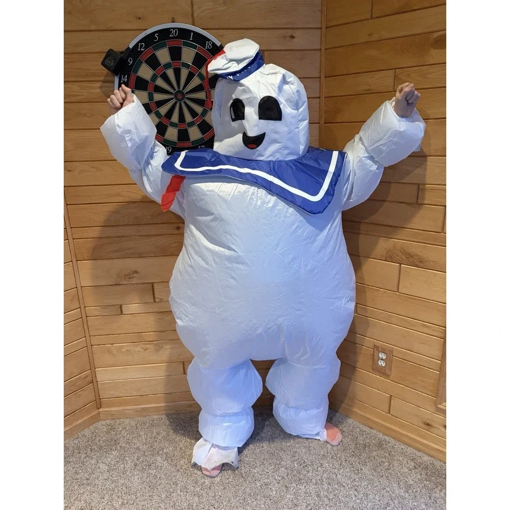 Halloween Adult Stay Puft Inflatable Costume - Ghostbusters Classic - Picture 2 of 8